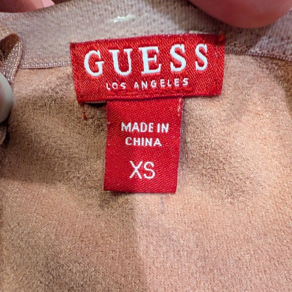 Guess Pink Faux Suede Mini Dress, Size XS, Excellent Used Condition! (EUC) - Picture 11 of 11